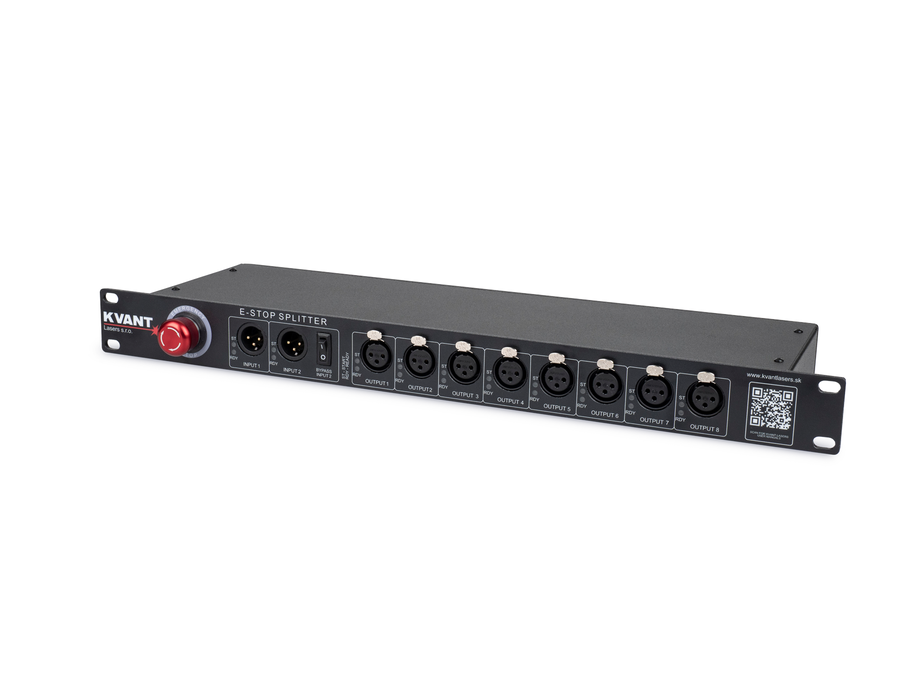 Kvant Lasers - E-STOP laser safety signal 8-channel splitter_2