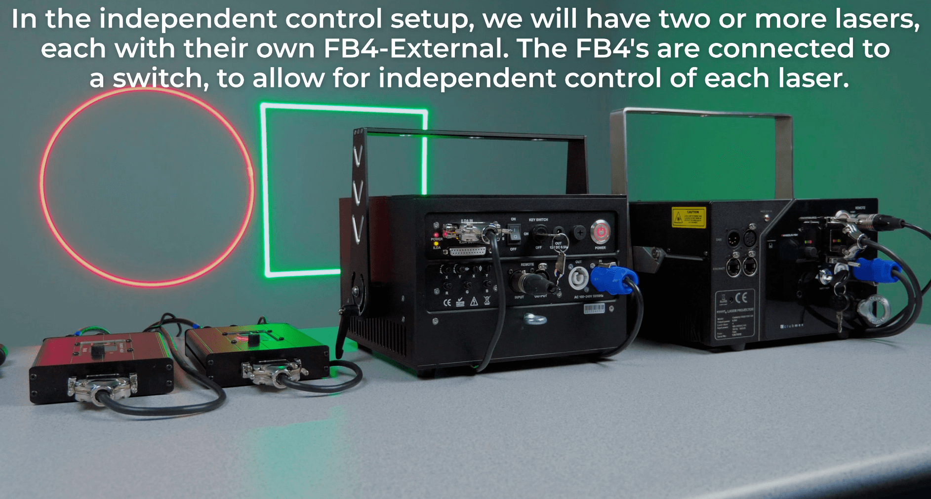 Pangolin FB4 External laser show controller_7