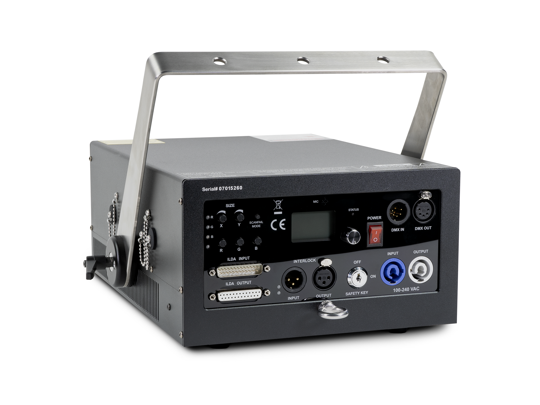 Unity RAW 10 (DMX + ILDA) low-cost laser show projector_3