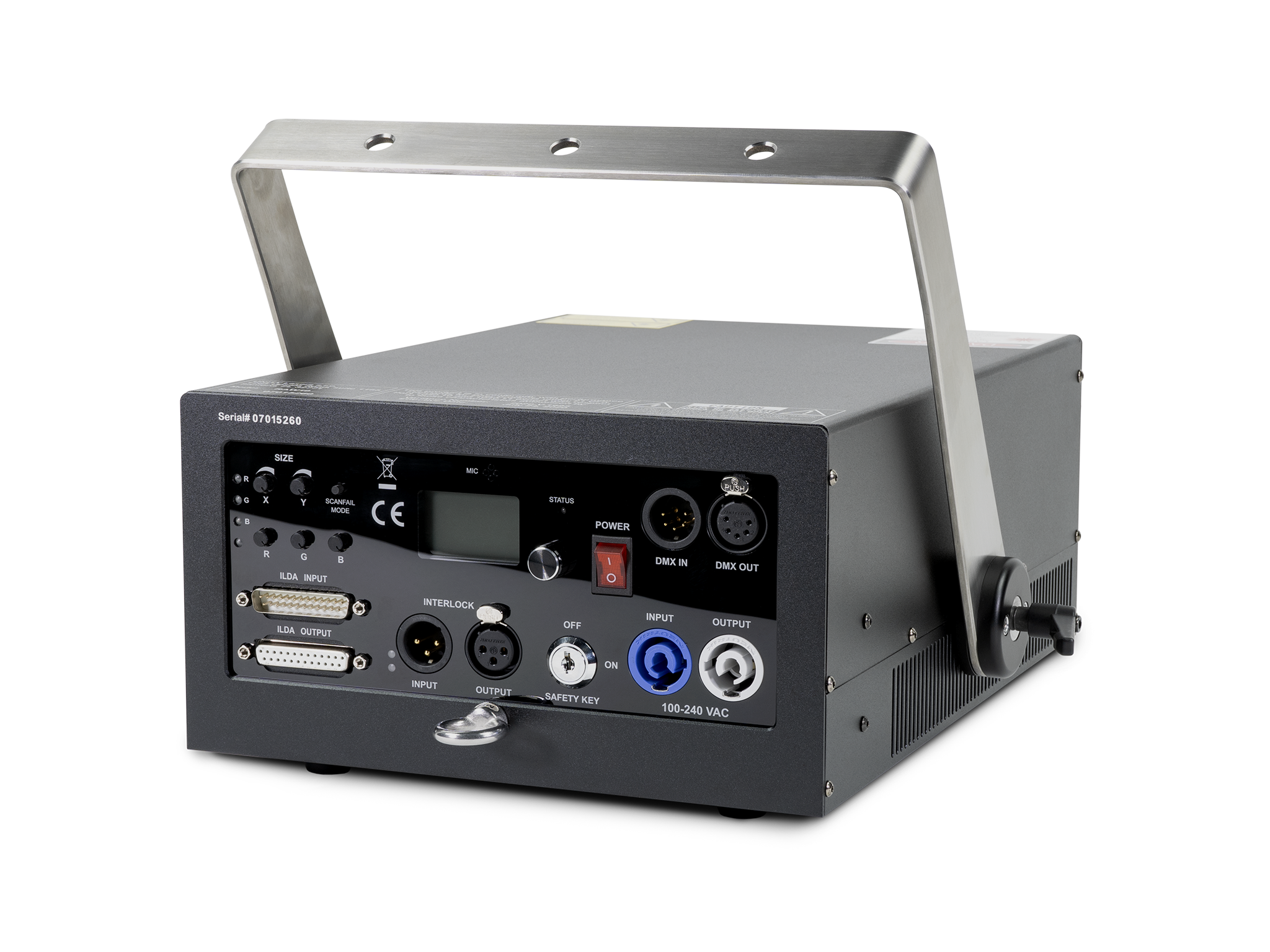 Unity RAW 10 (DMX + ILDA) low-cost laser show projector_4